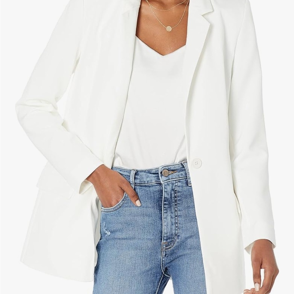 Amazon The Drop Blake Women's White Blazer